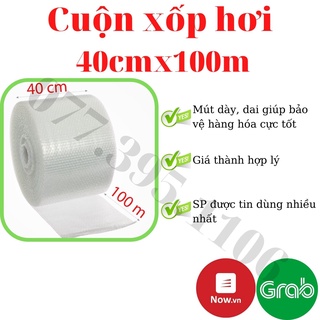 [Mã TRUN5KDAM giảm 5k đơn 150k]  Cuộn Xốp Hơi, Bong Bóng Khí Chỉ Khổ 40cmx100 Loại Dày | Hàng tốt giá rẻ