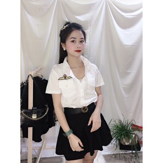 Sơ mi cơ trưởng 2 màu hot hít siêu đẹp dễ phối đồ( kèm ảnh thật)