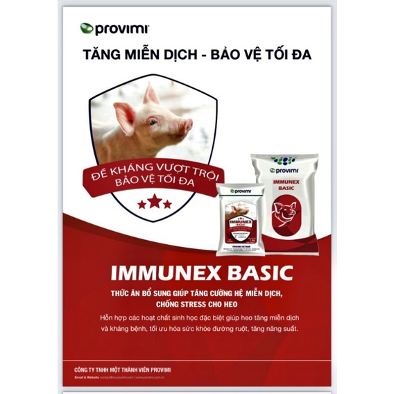 Immunex basic 1kg  (tăng sức đề kháng vượt trội -bảo vệ tối đa)