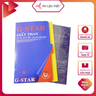 Giấy than A4 Gstar loại 1 - Giấy than 1 mặt A4 (100 tờ)
