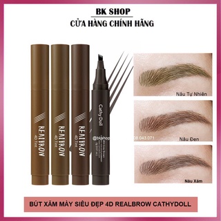 (Auth Thái) Bút xăm mày Real Brow 4D Tattoo Tint Cathy Doll 2g