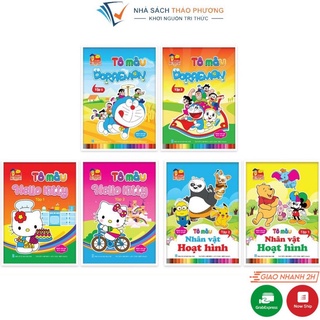 Sách - Bé tô màu sáng tạo nhiều chủ đề song ngữ Anh Việt