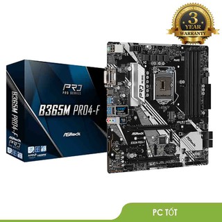 Bo mạch chủ Asrock B365M Pro4-F (Chipset Intel B365/ Socket LGA1151/ VGA onboard) - Bảo hành 36T chính hãng