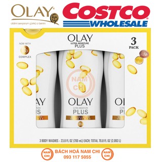 [HÀNG MỸ] SỮA TẮM OLAY VÀNG OLAY ULTRA MOISTURE PLUS+ 700ML MẪU MỚI NHẤT (CHUẨN USA)