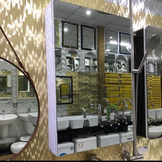 Tủ gương phòng tắm, trang điểm ,đựng mỹ phẩm ,chất liệu nhựa k thấm