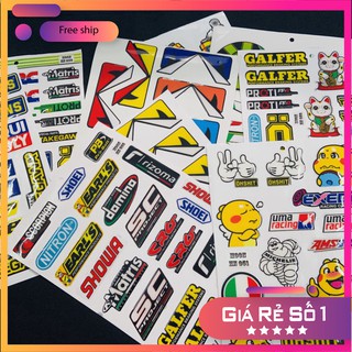 [GIÁ GỐC] CHUYÊN TEM NỔI] TEM NỔI ĐỔ KEO DÁN TRANG TRÍ XE MÁY NHIỀU MẪU MÃ ĐA DẠNG (LOGO+CHỮ)