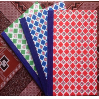 01 sổ bìa cứng gáy vải khổ B5 KT: 16x24cm - sổ bìa hoa gáy vải 4 tập bằng đầu - 160trang