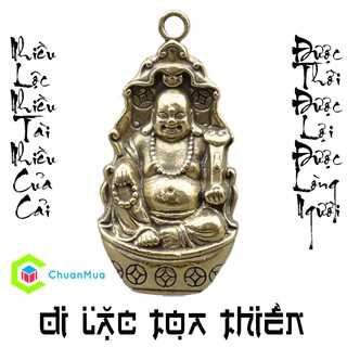 Móc Chìa Khóa Bằng Đồng Di Lặc Toạ Thiền (Phong Thủy, May Mắn, Treo Xe Hơi, Mặt Phật Di Lặc, Làm Mặt Dây Chuyền,...)