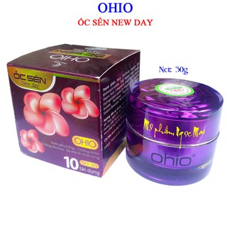 Kem siêu trắng, Chống nhăn, Chống lão hóa, Se khít lỗ chân lông 10 tác dụng OHIO ỐC SÊN NEW DAY (30g)