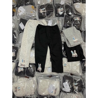 combo 2 quần legging thỏ lót lông cho bé