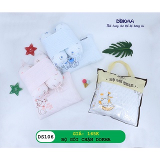 [DOKMA] Bộ gối- chặn sơ sinh bông và vỏ đỗ DOKMA DS106 , DS145