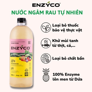 Nước Ngâm Rau Củ Quả Sinh Học ENZYCO Làm Sạch Thực Phẩm 100% Enzyme Từ Dứa 1L 야채 과일용 세제Vegetable &amp; fruit washing liquid
