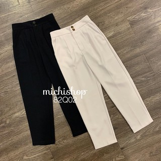 Quần baggy cạp cao 2 khuy - 82Q02
