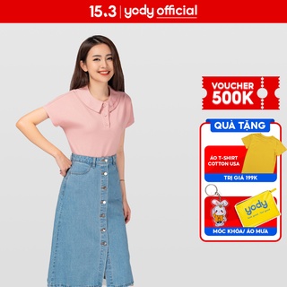 Áo Polo Yody kiểu nữ cổ sen trẻ trung thanh lịch nhiều màu APN3732