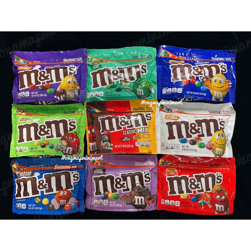 [SẴN 9 LOẠI] SOCOLA M&M - Sharing Size - Mỹ