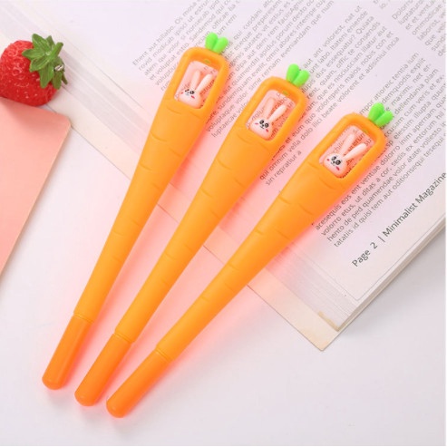 [Bút cute mới] Combo 5 Bút Thỏ Cà Rốt