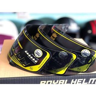 Kính đen gắn nón fullface M138B,M137
