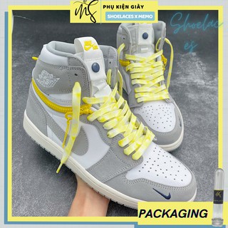 Dây Giày Loang Màu Tie Dye Yellow Dùng Cho AF1 AJ1 Màu Vàng Kem
