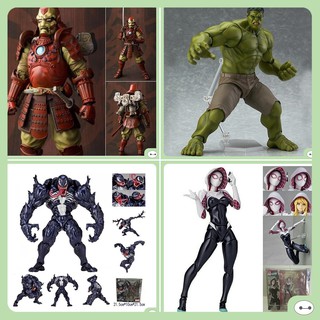 MÔ HÌNH FIGMA SIÊU ANH HÙNG CỬ ĐỘNG KHỚP IRONMAN / SPIDERMAN/ DEADPOOL / HULK CỰC ĐẸP