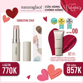 Kem che khuyết điểm hữu cơ naturaglacé Correcting Stick (01 - Highlight), an toàn cho mẹ bầu và da nhạy cảm, 4g