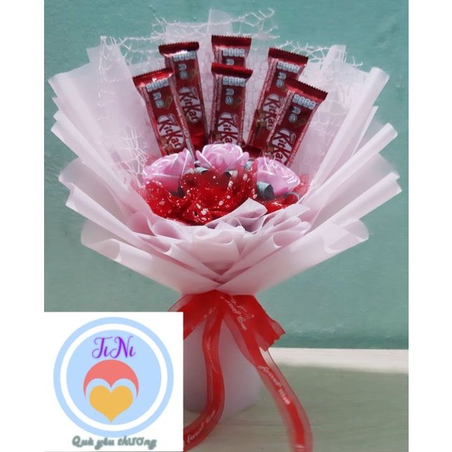 Bó hoa kitkat (6 thanh)