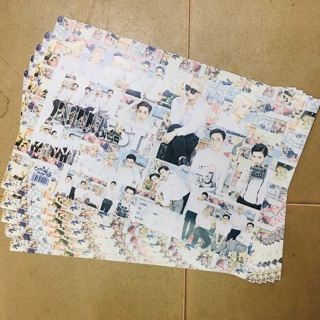 10 tờ bọc vở nuest bao vở kpop nuest 15k giảm còn 10k