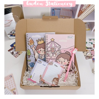 Hộp quà sổ tay  cô gái dễ thương 2_Guden Stationery