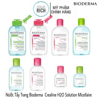 Tẩy Trang Bioderma Crealine H2O Slotion Micellaire