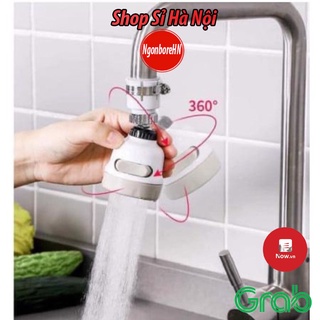 Vòi xịt tăng áp, đầu vòi xịt tăng áp xoay 360 độ và 2 chế độ xịt nước thông minh tiện ích GD188