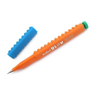Bút chì bấm kim Artline Stix KTX-7050 - Needle Tip 0.5mm - Mẫu  3 (Cam/ Xanh dương - Orange/Blue)