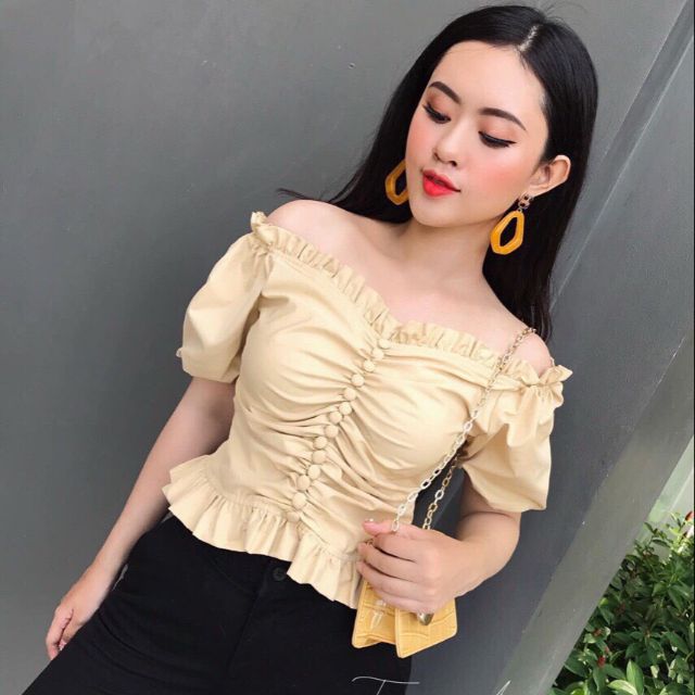 95 áo kiểu nút doc