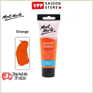 Màu Acrylic Mont Marte 75ml - Orange - Acrylic Colour Paint Signature 75ml (2.54oz) - MSCH7507