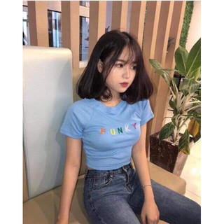 Aó croptop nữ ôm đủ màu cực xinh