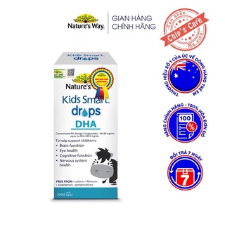 Dha Drops của Nature’s Way tem nhãn phụ đủ