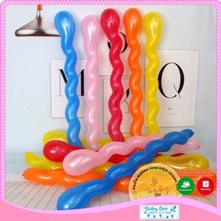 [Mã LIFE1003ALL giảm 10% đơn 50K] Set 10/40 Bóng Dài Xoắn Trang Trí Tiệc
