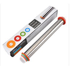 Cây cán bột inox + thảm silicon