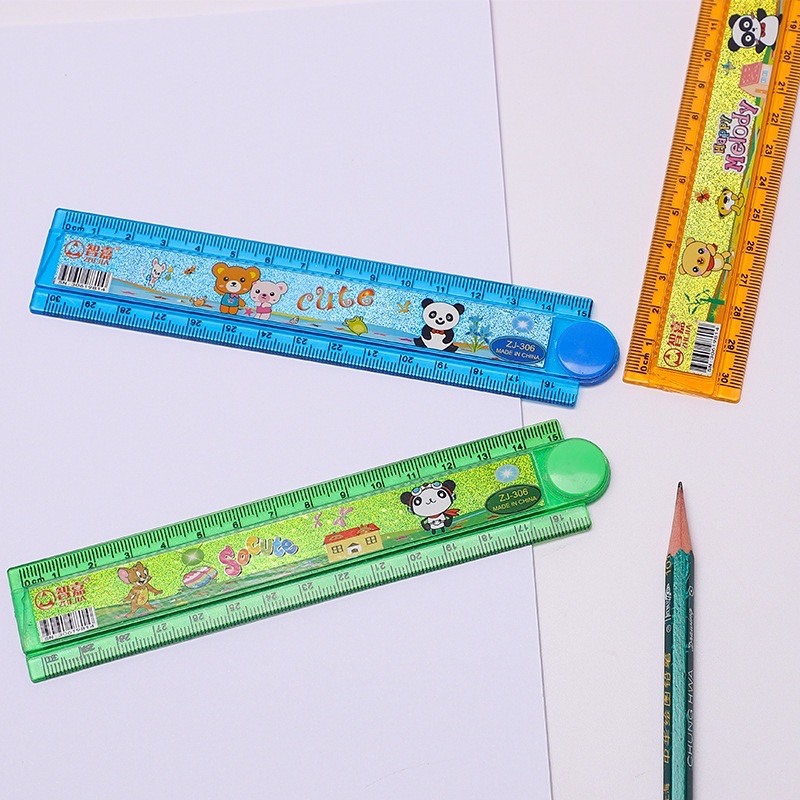 combo 3 thước kẻ gập đôi dài 30cm