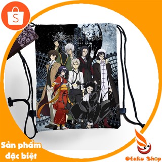 Ba lô túi rút in hình anime Bungo Stray Dogs - Đặc Nhiệm Thám Tử - Văn hào lưu lạc