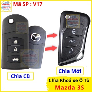 Chìa khoá xe Mazda 3S đời mới