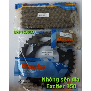Nhông sên dĩa Exciter 150 Recto, thái lan