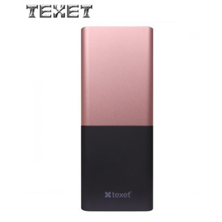 Pin Sạc Dự Phòng TEXET 6000mAh PBGR6 (Hồng Đen) - Hàng Chính Hãng