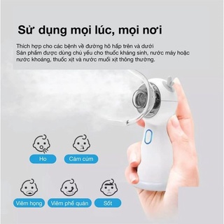 Máy xông mũi họng cầm tay nhỏ gọn hỗ trợ sạc không dây Yonker chính hãng bảo hành 12 tháng