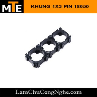 combo 10 khung đế pin 3 cell 18650