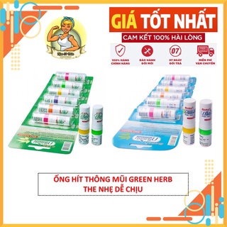 [Có sẵn] Ống hít mũi Green Herb Thái Lan - Hỗ Trợ Viêm Mũi Dị Ứng