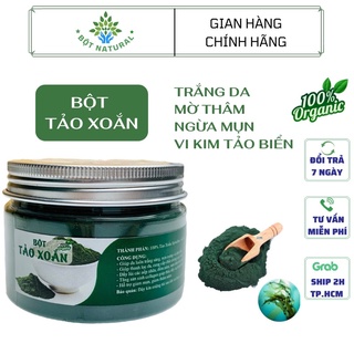 Bộ tảo xoắn spirulina Nhật Bản - dưỡng da trắng sáng, mờ thâm, trẻ hoá và tái tạo làn da | Bột Natural