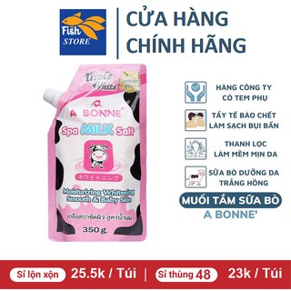 (Có Bán Sỉ) Muối tắm sữa bò tẩy da chết A Bonne Spa Milk Salt 350g Thái Lan