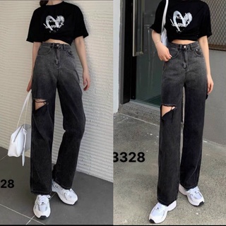 Quần Jeans Baggy Lưng Cao Ống Suông, Quần Jeans Baggy Nữ Ống Rộng, Quần Jeans Baggy Nữ Cạp Cao Ống Rộng