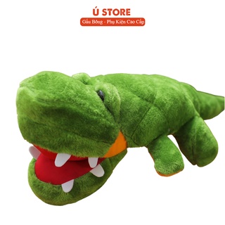 Cá sấu gấu bông | Gấu bông cá sấu xanh siêu mềm mịn 55cm