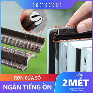 Nẹp cửa sổ cửa kính cường lực  Thanh nẹp chặn khe hở NANORON ngăn côn trùng chống bụi cách âm chống va đập, chống ồn