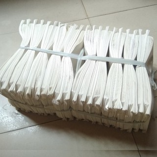 Combo 1000 túi giấy trắng bánh mì 13x25